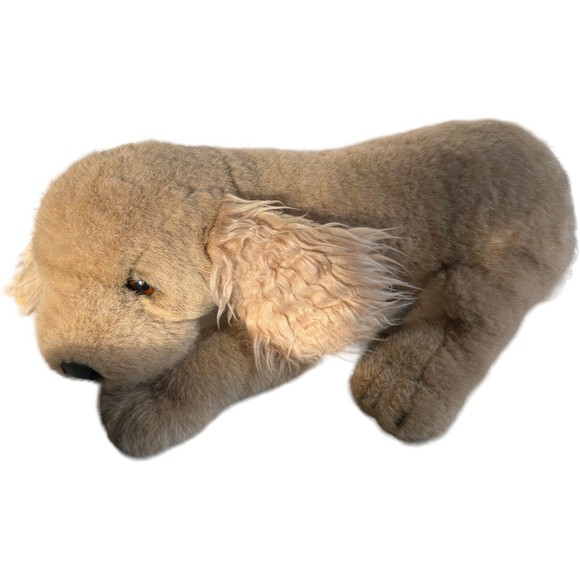 Woodland Hills Jockline American Cocker Spaniel Laying Dog Plush Stuffed Toy - Picture 1 of 15